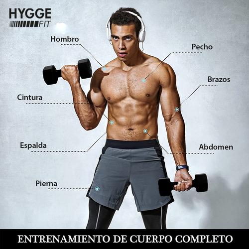 Imagen 5 de 10 de Mancuerna Pesa 4 Kg Recubierta Neoprene Funcional Fitness