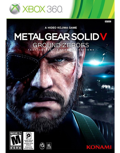 Jogo Xbox 360 Metal Gear Solid V Ground Zeroes M.fisica Leia (Usado)