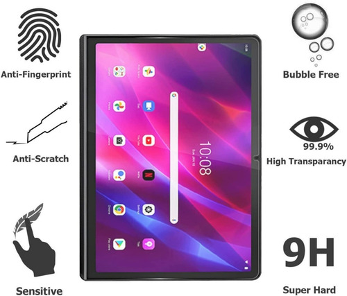 Imagen 9 de 10 de Funda Bookcover + Mica Lenovo Yoga Tab 11 2021 (yt-j706f)