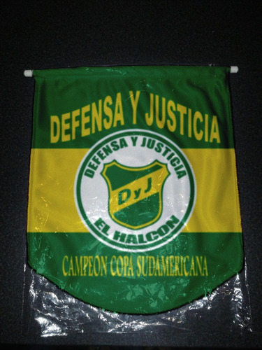 Banderin Paño 36cm Defensa Y Justicia Campeon Sudamericana