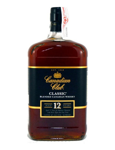 Whisky Canadian Club 12 Años