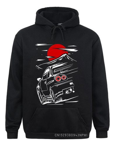 Sudaderas Con Capucha Skyline Gtr Para Hombre, 34 Coches Dep