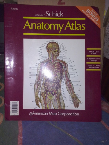 Libro Anatomy Atlas Special Bonus American Map Corporation