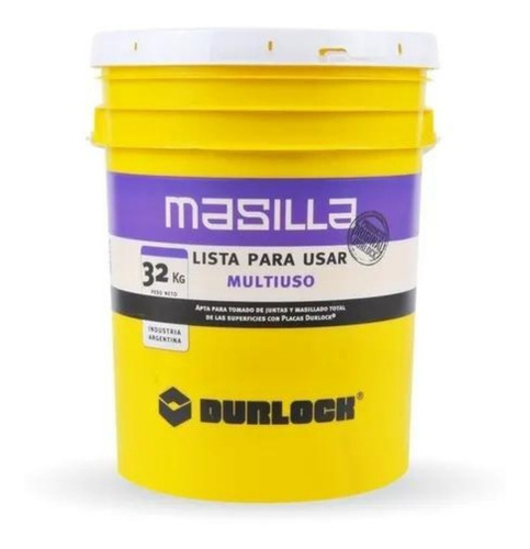 Masilla Durlock Placas De Yeso 32 Kg Lista Para Usar Ambito