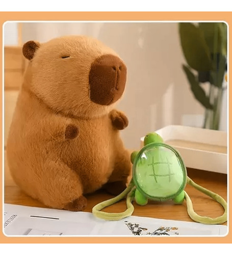 1 Peluches De Capivara E Mochilas Pequenas De Tartaruga