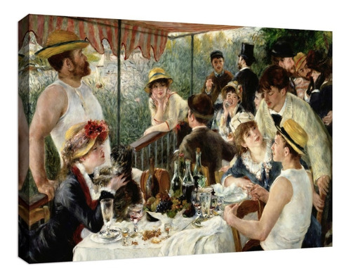 Cuadro Canvas Renoir El Almuerzo De Los Remeros Calidad Hd