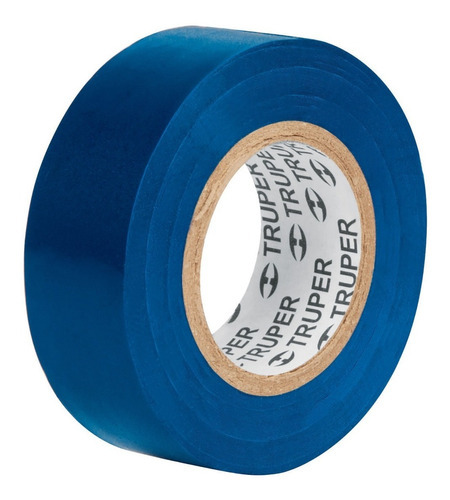 Huincha Aisladora Azul 19mm X 18m Truper M-33z Liso