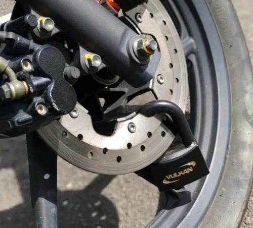 Imagen 6 de 9 de Candados Cisa De Arco Para Motos Vulkan 64 Mm Con 3 Llaves