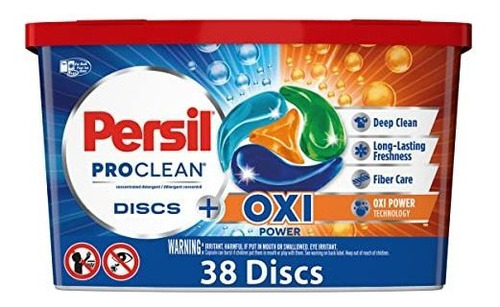 Detergente Para Ropa Persil Discs Oxi 38 Unid