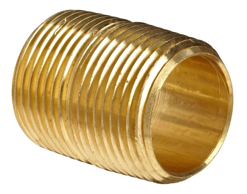  Brass Pipe Fitting, Close Nipple,  Npt Male,  Length