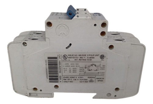 Allen-bradley 1489-a2d150 Circuito Miniatura (Usado)
