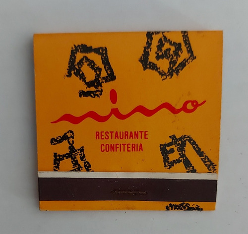 Cajita De Fósforos Nino (restaurante-confitería). Sin Uso. (Usado)