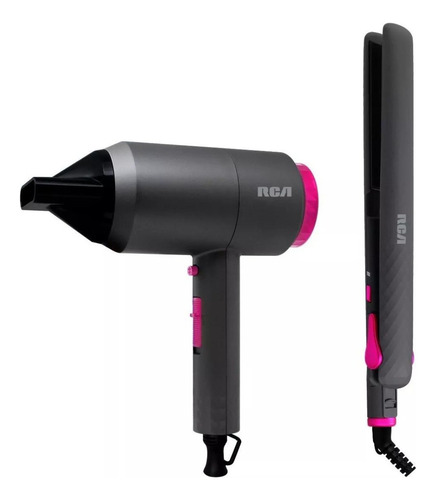 Rca Combo Alaciadora Plancha De Cabello Y Secadora 1900w