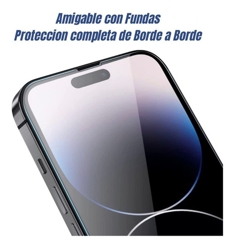 Mica Cristal Templado 9d Pantalla Completa Para iPhone
