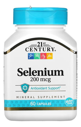 Selenio Selenium 200 Mcg 60 Capsulas Anticancerigeno Eg S01 Sabor Sin Sabor