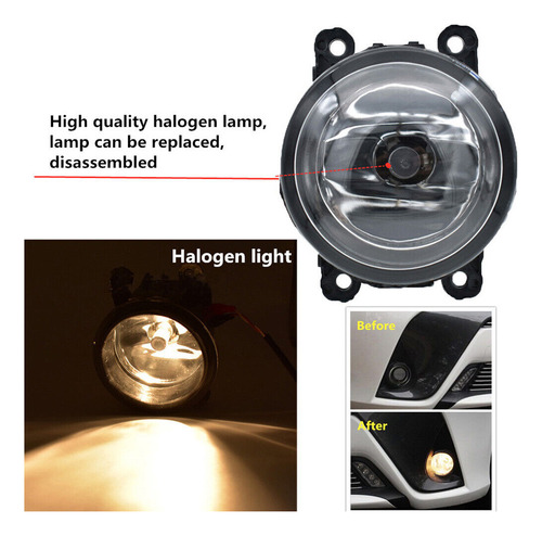 Par De Faro Niebla Para Ford 2021 2022 2023 Con Foco