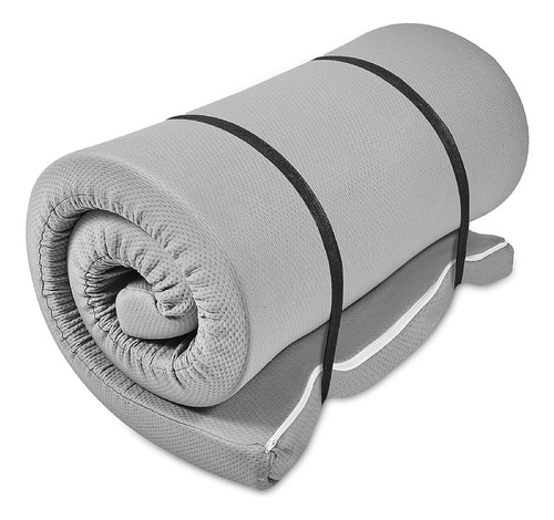 Foamma 4  X 28  X 75  Memory Foam Roll-up Camping Mattress, 