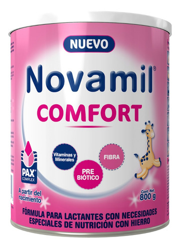 Novamil Comfort A Partir Del Nacimiento, Bote Con 800g. Sin Sabor