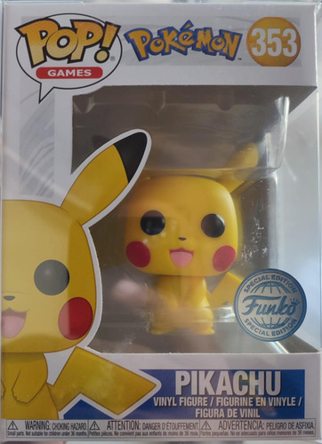 Funko Pop! Games Pokemon #353: Pikachu Se (Usado)