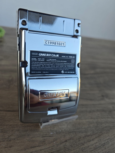 Gameboy Color - Ips V2 Prata Cinza (Usado)