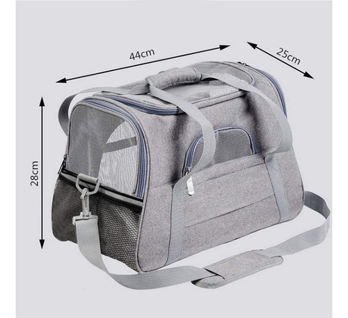 Bolsa Pet Transporte Viagem Avião Para Cães Gatos Mochila