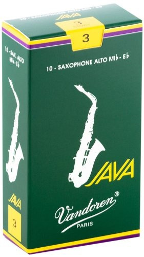 Vandoren Sr263 Alto Sax Java Reeds Strength 3 Box Of 10mus