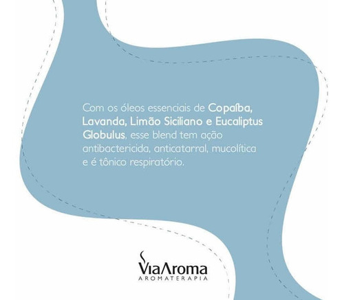 Oleo Essencial Via Aroma Blend Kids P Criança Respira Bem