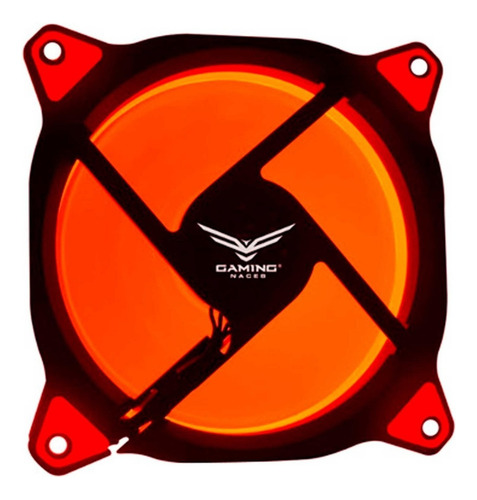 Ventilador Naceb Ring Rojo 120mm 1200rpm Led Rojo 3 Pin