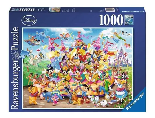 PUZZLE WALT DISNEY 1000 PIEZAS RAVENSBURGER 15266 LOS TEMAS MAS BONITOS  DISNEY