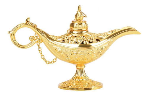Lámpara Mágica De Aladino Estilo Vintage Coleccionable C/luz