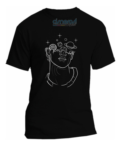 Playera Rostro Planetas Todas Las Tallas
