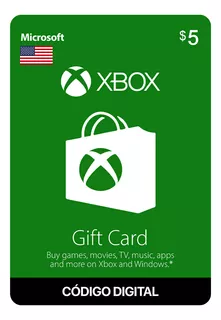 Gift Card Xbox Live Código Digital