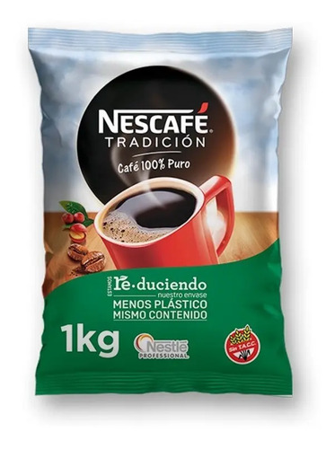 Nescafé Tradición X 1 Kg, Nestlé Profesional, Expendedora | MercadoLibre