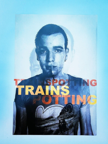 Poster Trainspotting Fondo Negro 