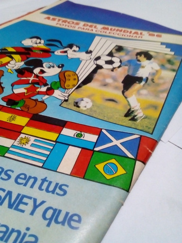 Publicidad Con Maradona Lámina Revista Condorito 1986! (Usado)