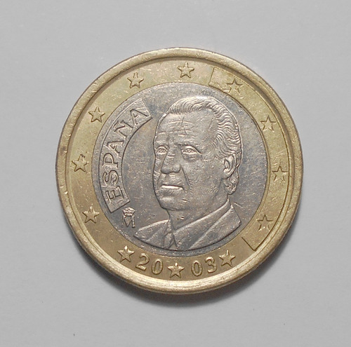 España 1 Euro 2003 - Juan Carlos I - Km#1046 