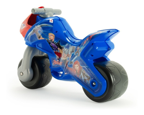 Montable Moto Corre Pasillos Twin Avengers Injusa Color Azul marino