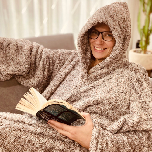 Cobijas Con Mangas Mantas Con Mangas Pijamas Monk