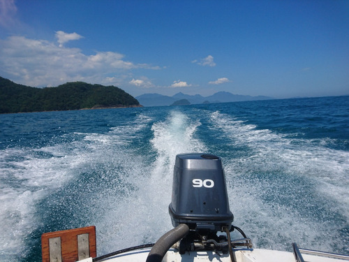 Imagem 3 de 6 de Lancha Real Power Boats 18 Motor Yamaha 90 2 Tempos