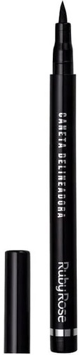 Plumón Delineador Larga Duración Ruby Rose Matte Color Negro