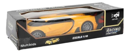 Carrinho Racing Control Falcon Amarelo Multikids - Br1721