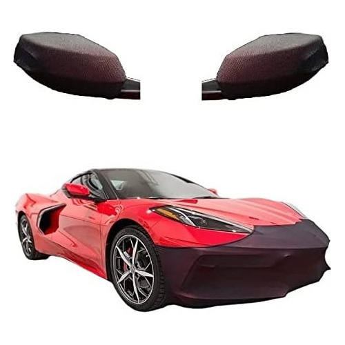 C8 Corvette Stingray Novistretch Front + Mirror Bra Com...