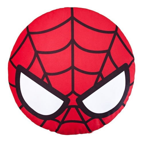 Juguete De Felpa Cojín Redondo Cara Marvel Spider-man | Envío gratis