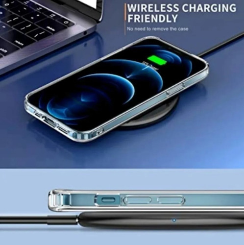 Imagem 6 de 8 de Capinha Clear Space Hybrid Para iPhone 13 13 Pro 13 Pro Max