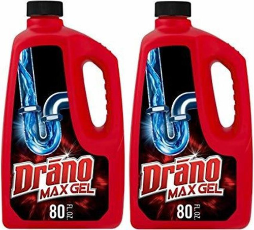 Drano Max Gel Líquido Clog Remover 80 Oz