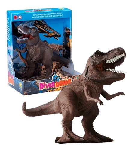 Figuras Dinosaurio Diver Dinos T-rex Mundo Magico