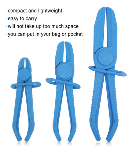 Pinza Para Quitar Mangueras, 3 Piezas, Abrazaderas Flexibles