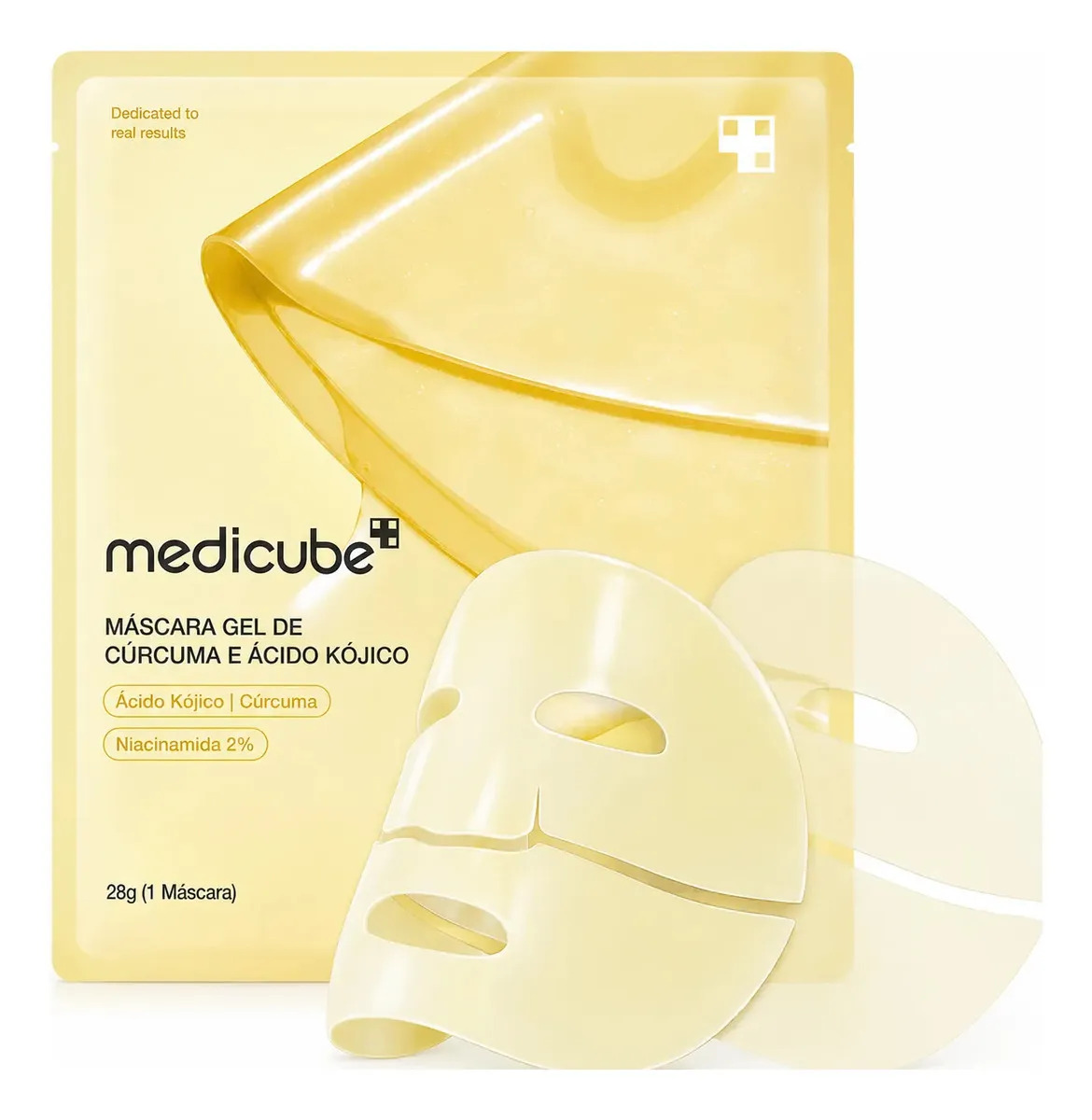 Mascarilla de gel de cúrcuma y ácido kójico Medicube, 1 unidad, para todo tipo de piel