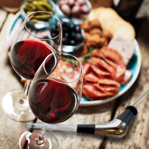 Imagen 3 de 4 de Servidor Vertedor Aireador De Vino Lento Slow Pourer Vacuvin