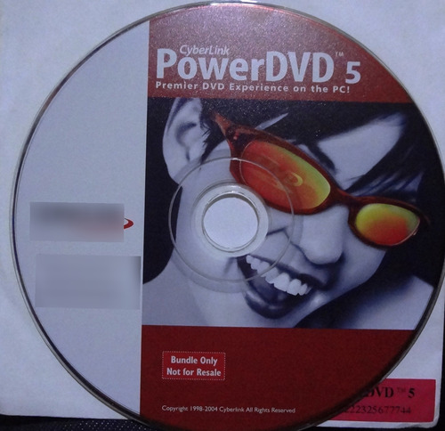 Cd - Instalacion - Power Dvd - Original - 5$